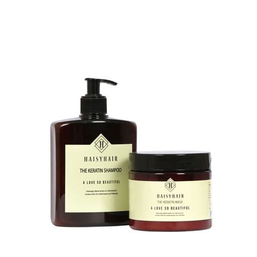 HAISYHAIR Keratin Şampuan 500 Ml - Keratin Maske 400 Ml