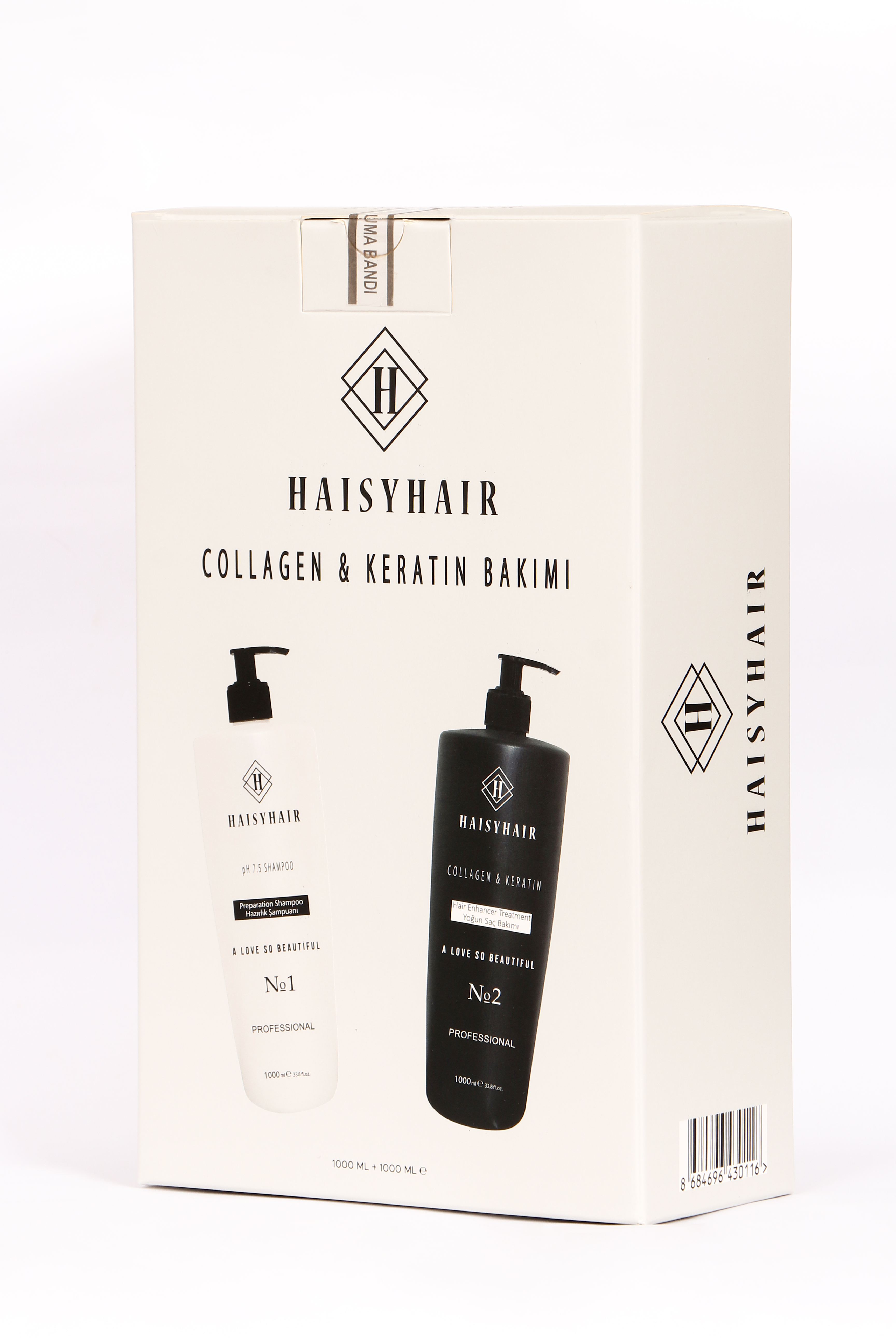 HAISYHAIR Collagen Keratin Bakım Seti 1000 ml