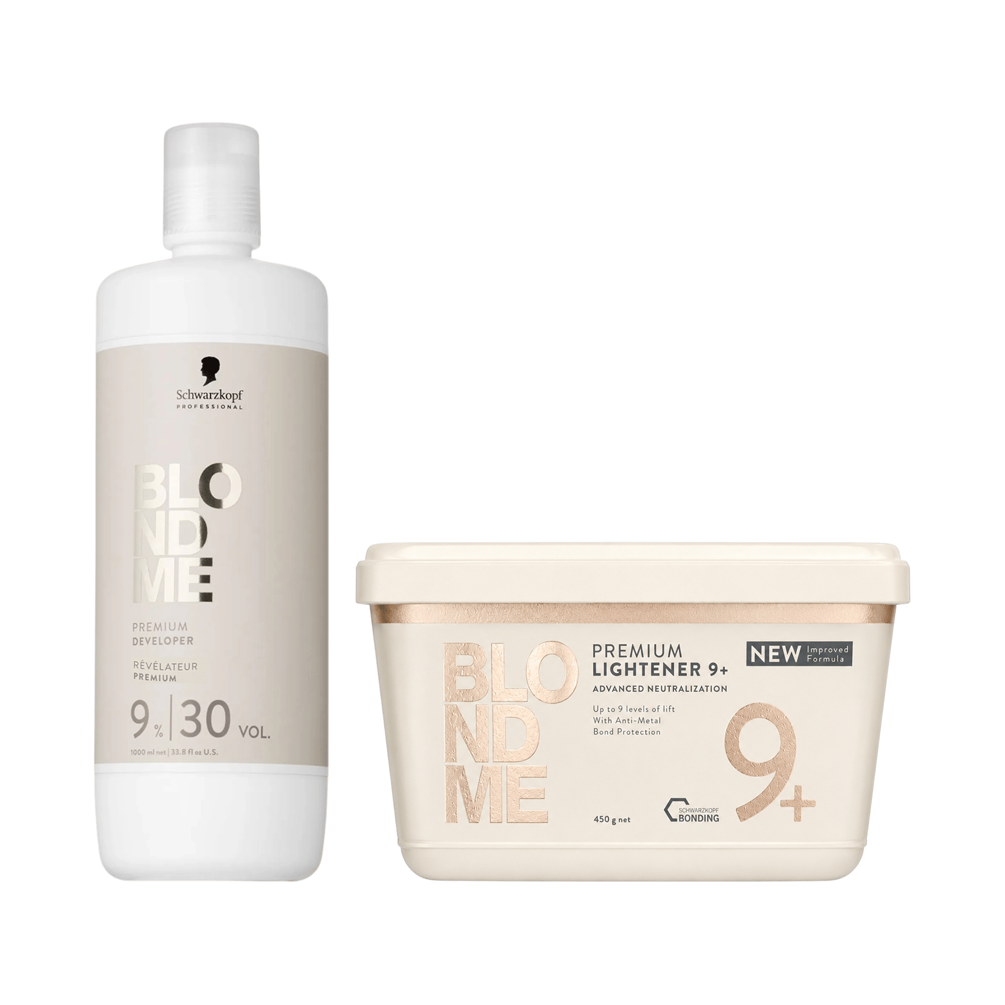 Schwarzkopf Blondme Premium Lift 9+ Toz Saç Açıcı ve 30 Volum Oksidan